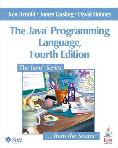 Cover of The Java Programming Language, 4th edition